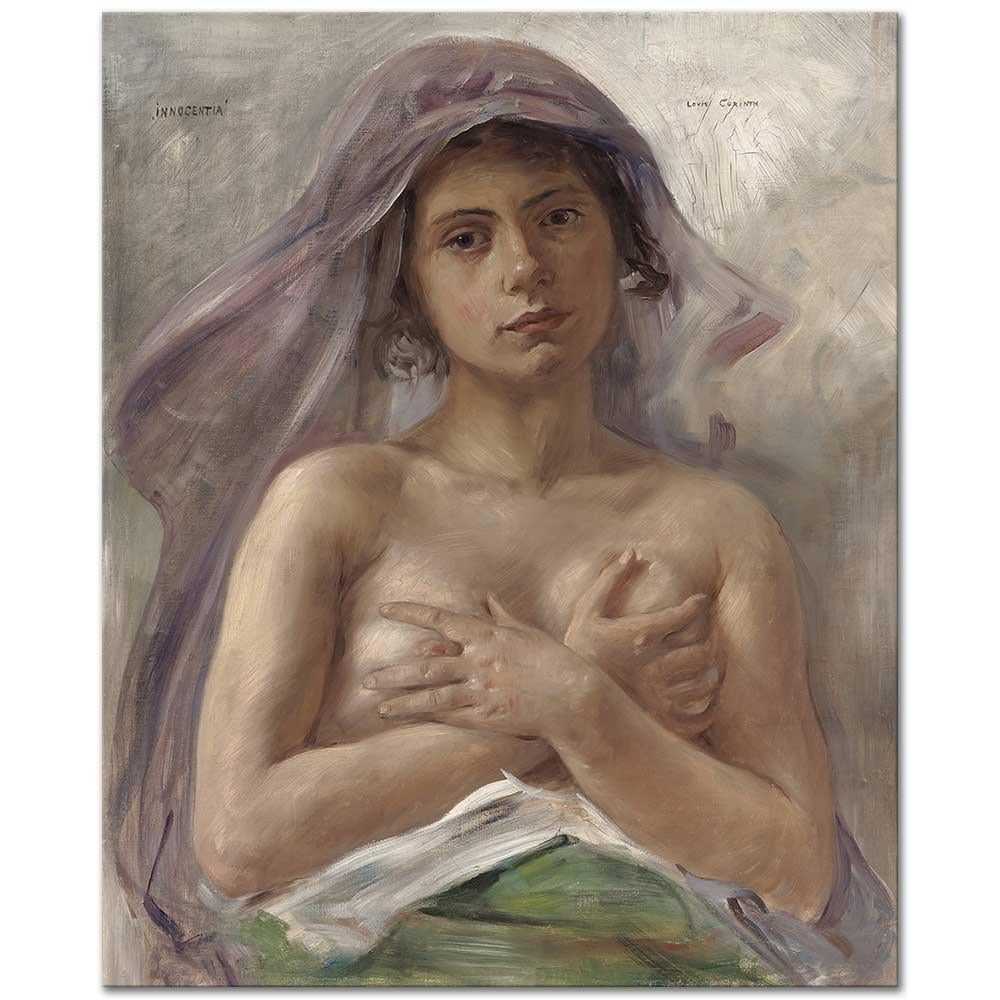 Lovis Corinth Innocentia Kanvas Tablo