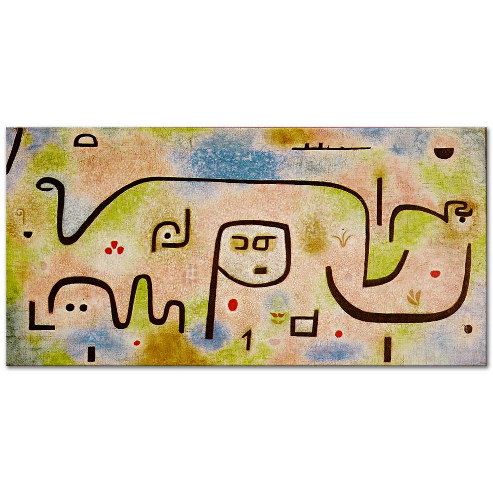 Paul Klee Insula Dulcamara Kanvas Tablo