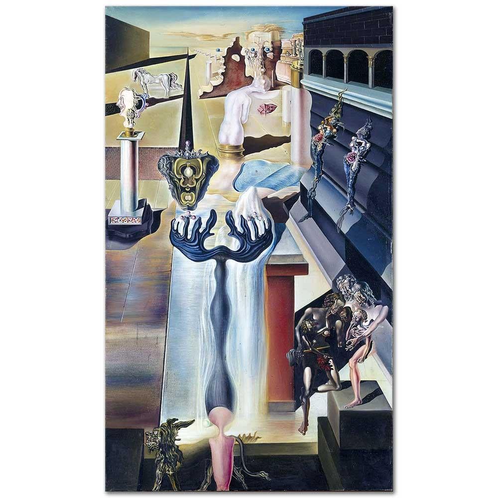 Salvador Dali Görünmez Adam Kanvas Tablo