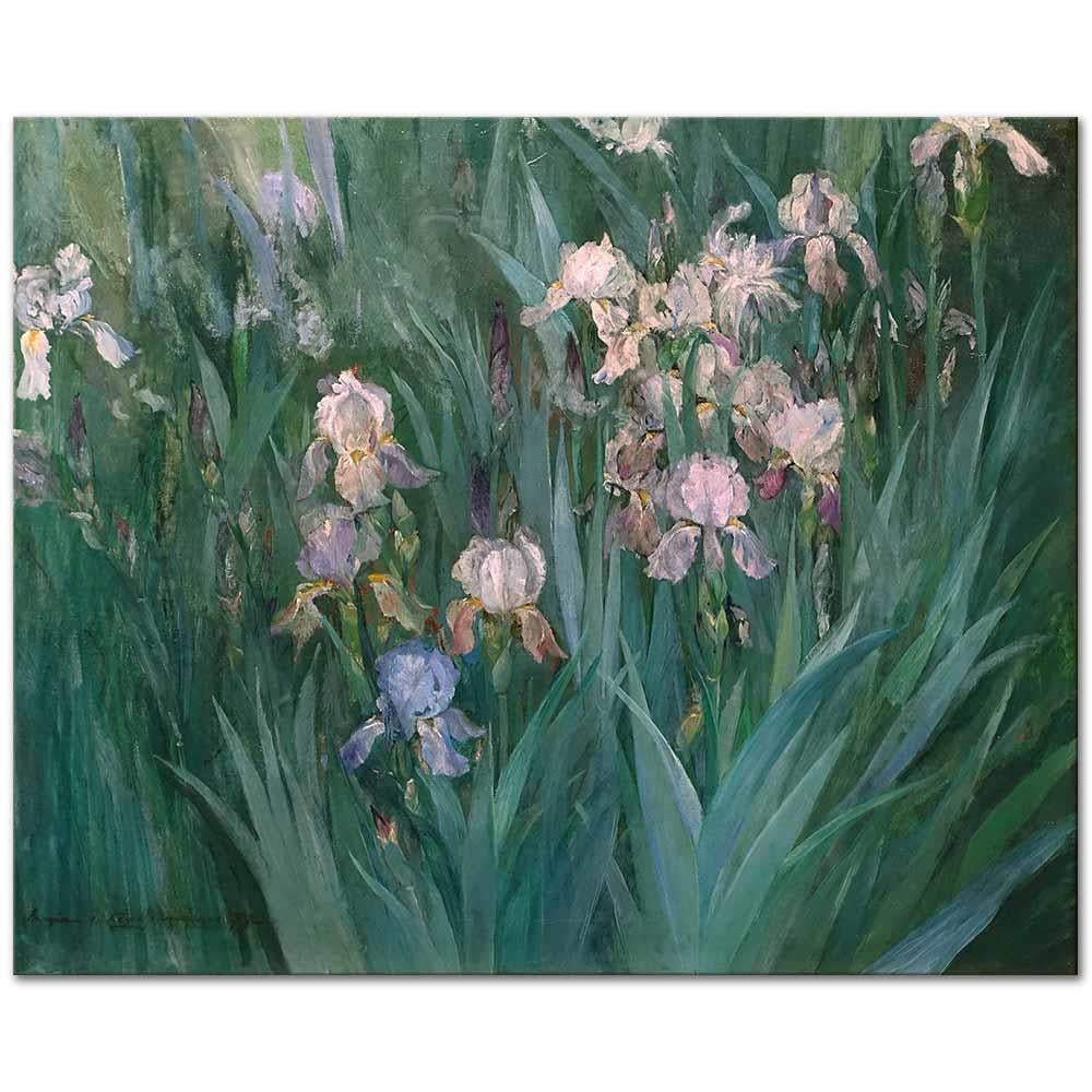 Maria Oakey Dewing Süsenler Kanvas Tablo