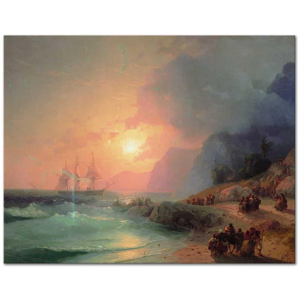 Ivan Ayvazovski Crete Adası Kanvas Tablo