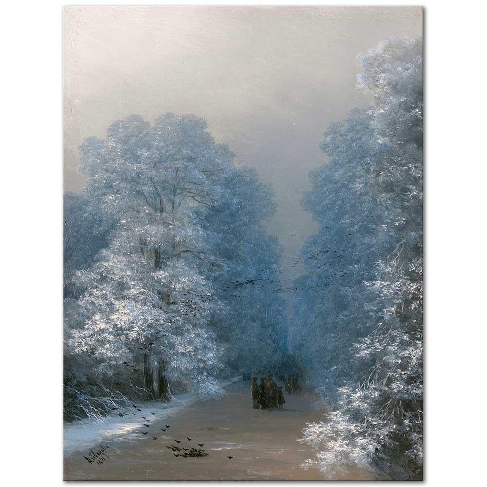 Ivan Aivazovsky Kış Manzarası Kanvas Tablo