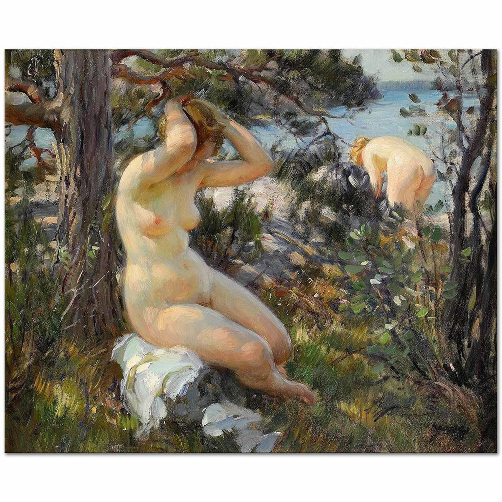 Ivar Kamke Öğle Sonrası Kanvas Tablo