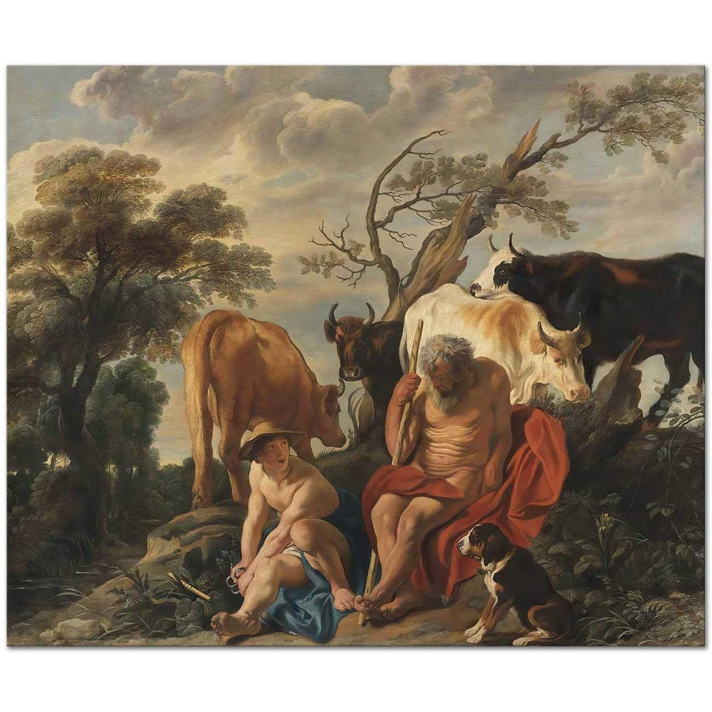 Jacob Jordaens Merkür ve Argus Kanvas Tablo