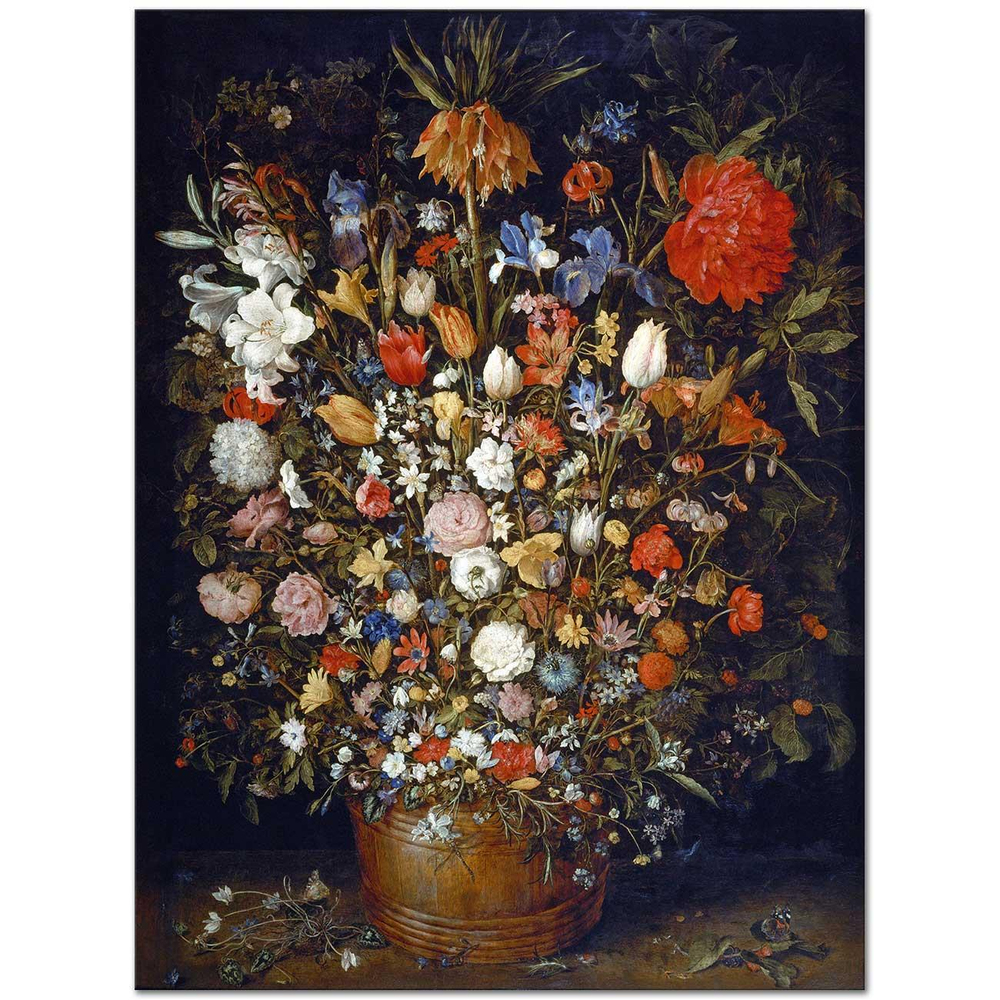 Jan Brueghel the Elder Çiçek Demeti Kanvas Tablo
