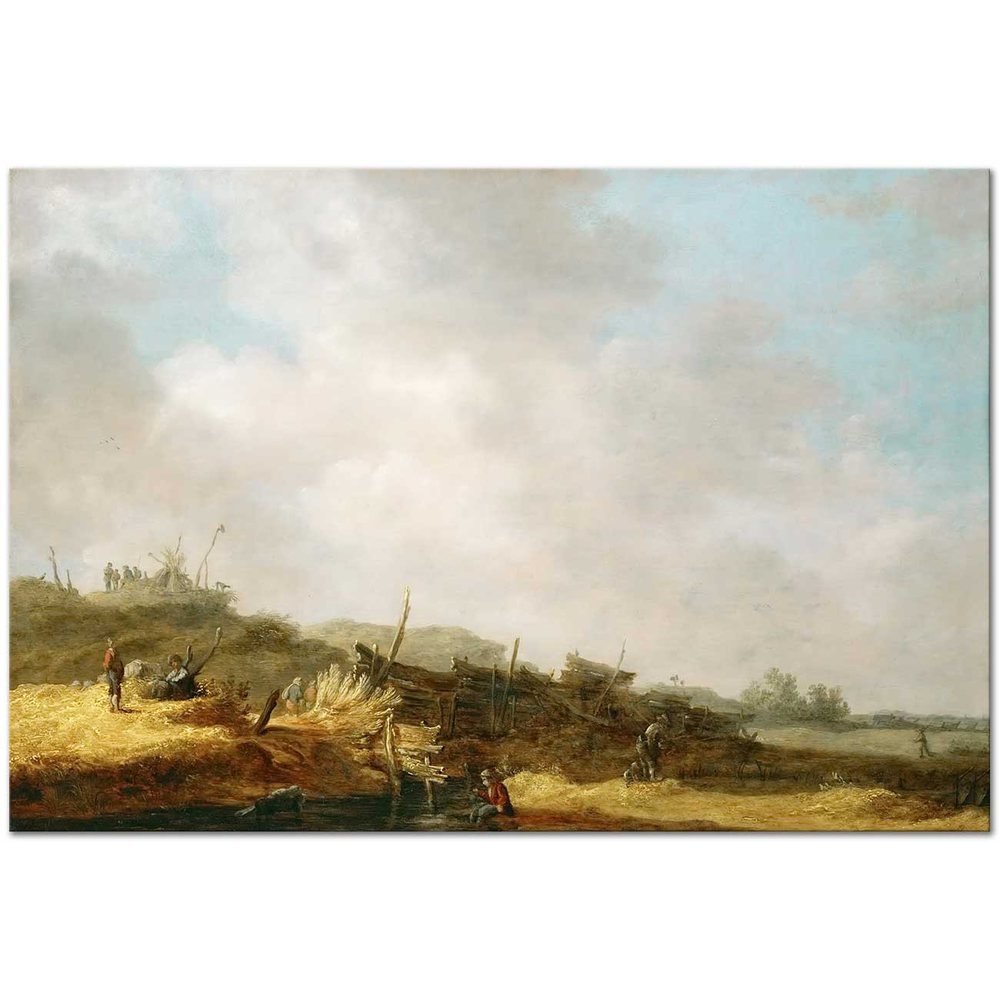Jan van Goyen Kumullu Manzara Kanvas Tablo