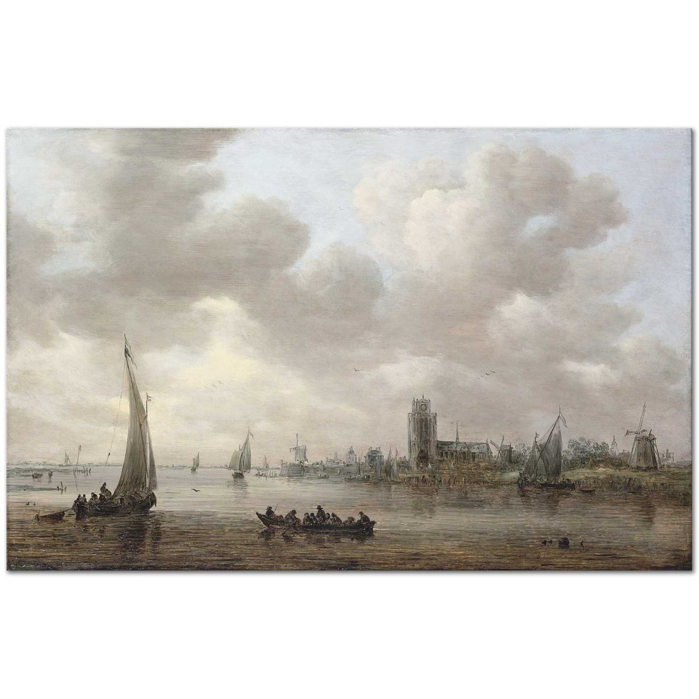 Jan van Goyen Maas Manzarası Kanvas Tablo