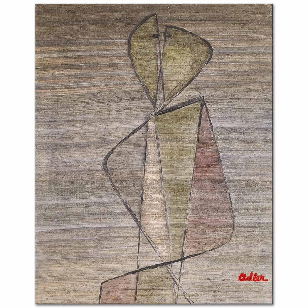 Jankel Adler Öpüşme Kanvas Tablo