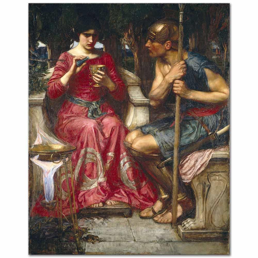 John William Waterhouse Jason ve Medea Kanvas Tablo