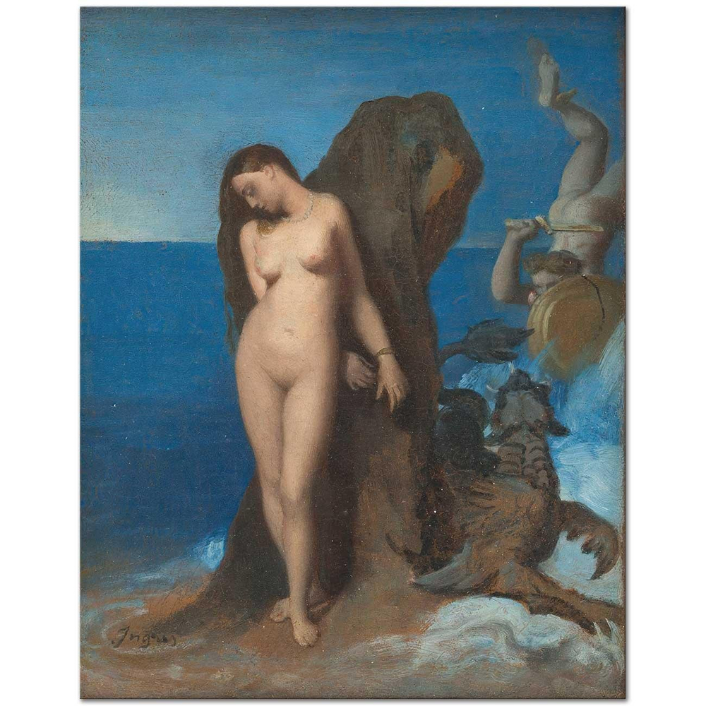 Jean Auguste Dominique Ingres Perseus ve Andromeda Kanvas Tablo
