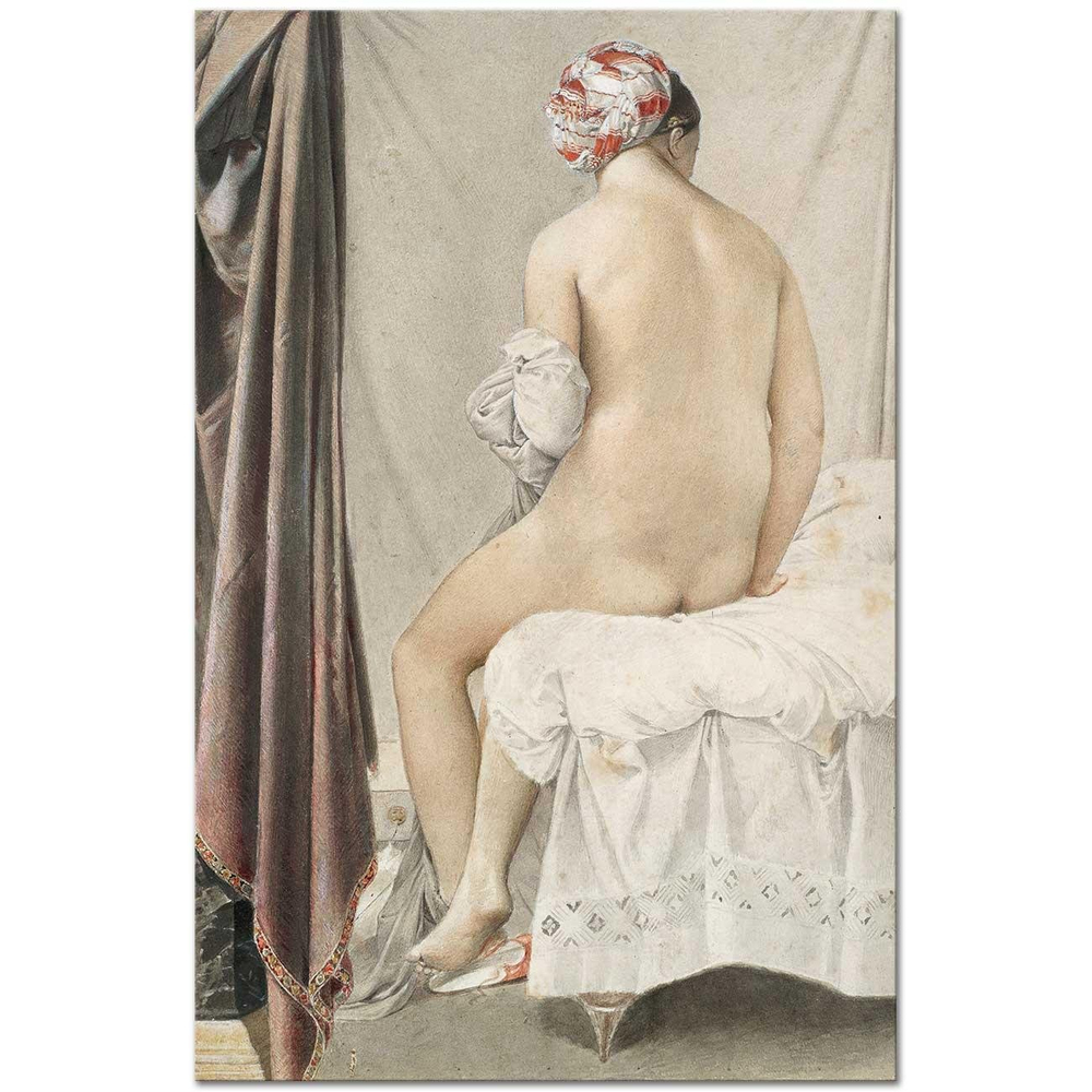 Jean Auguste Dominique Ingres Banyo Sonrası Kanvas Tablo