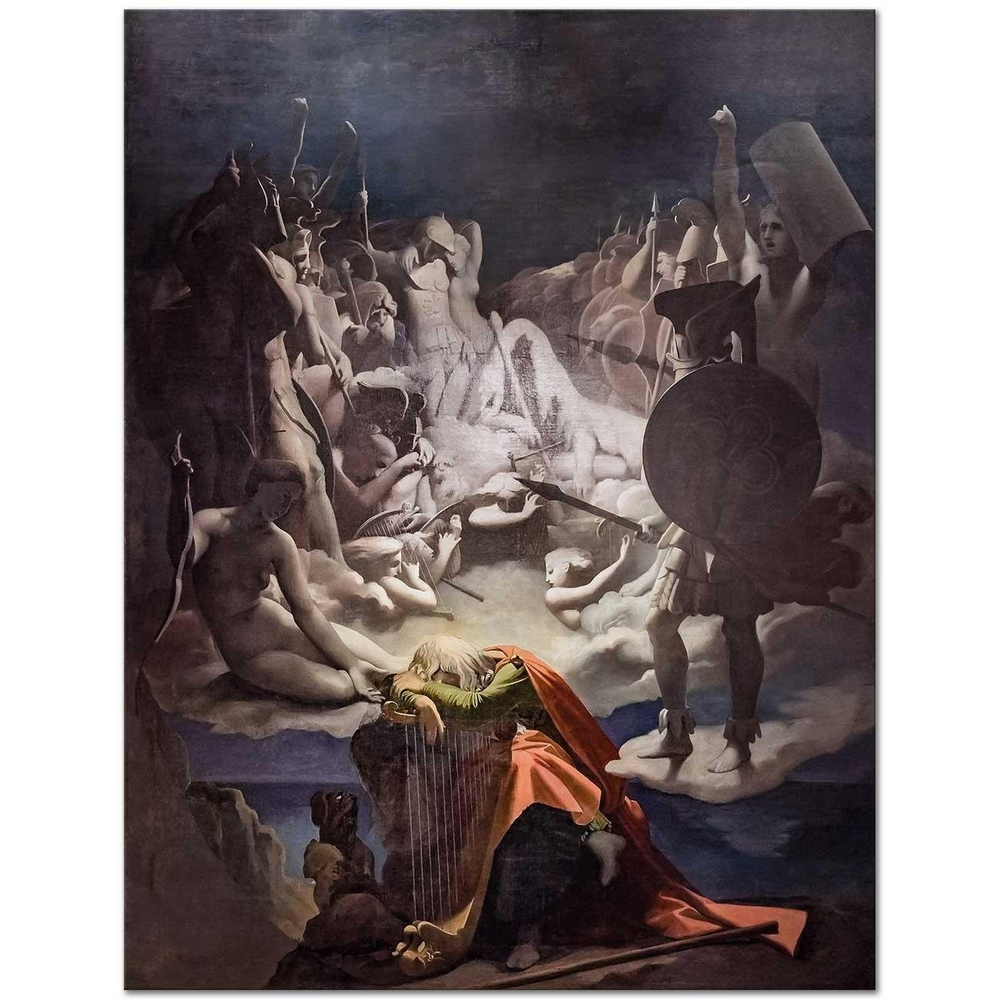 Jean Auguste Dominique Ingres Ossian'ın Rüyası Kanvas Tablo