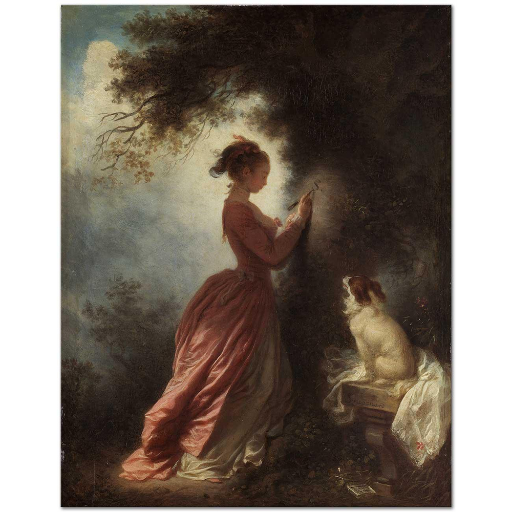 Jean Honore Fragonard Hatıra Kanvas Tablo