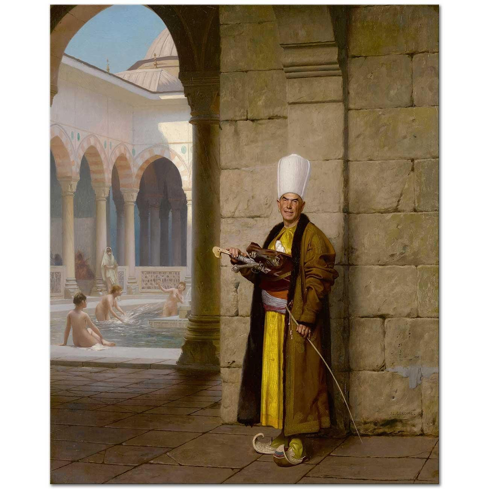 Jean Leon Gerome Harem Ağası Kanvas Tablo