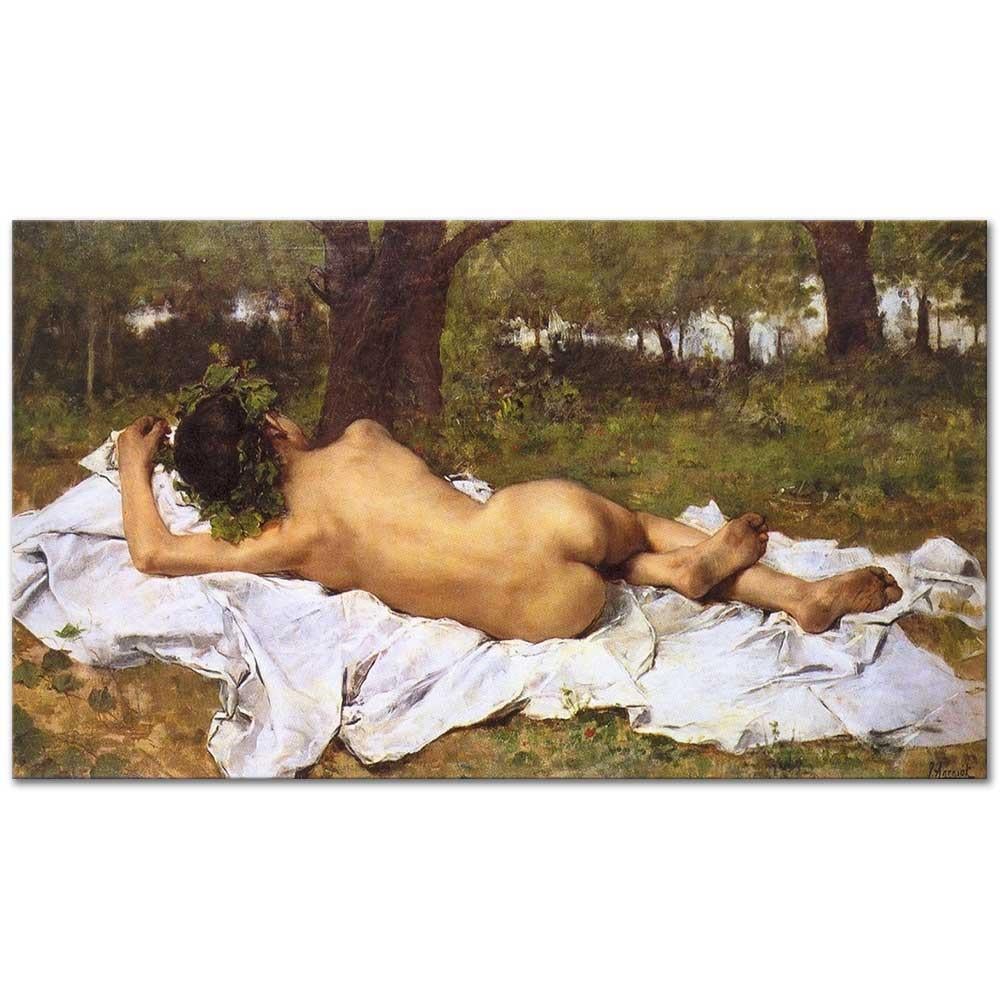 Joaquin Agrasot Genç Bacchus Kanvas Tablo