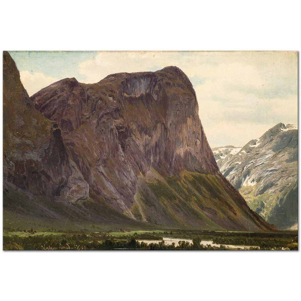 Johan Fredrik Eckersberg Horgheim'dan Romsdal Manzarası Kanvas Tablo