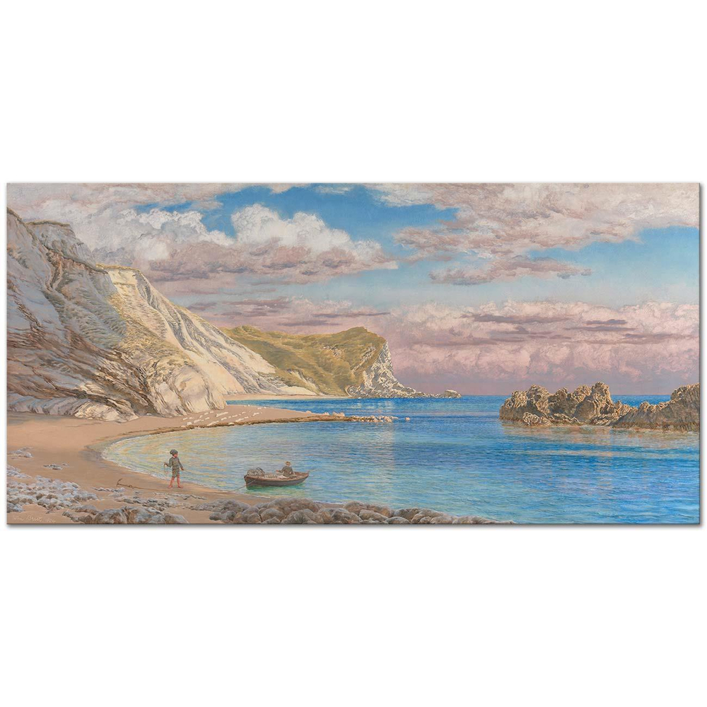 John Brett Man of War Rocks, Coast of Dorset Art Print