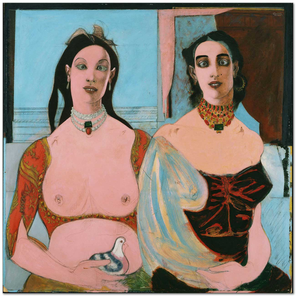 John D Graham Kızkardeşler Kanvas Tablo