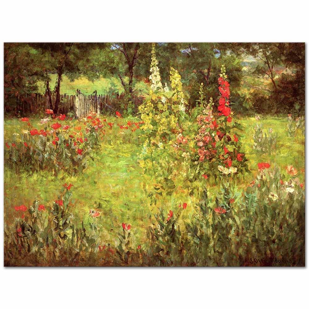 John Ottis Adams Gülhatmi ve Gelincikler Kanvas Tablo