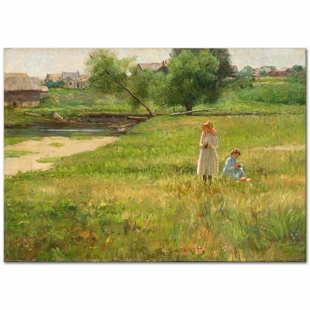 John Ottis Adams Yaz Günü Kanvas Tablo