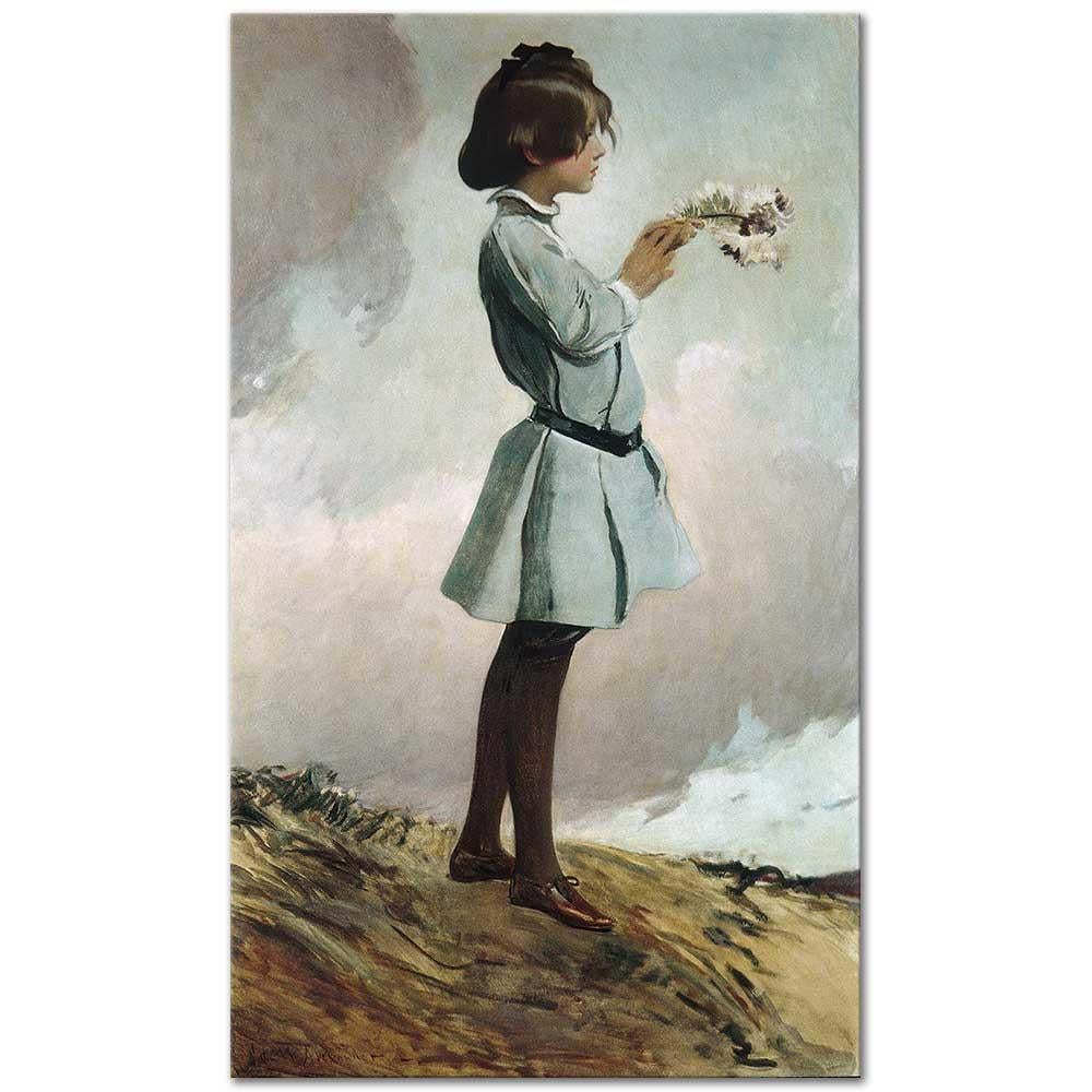 John White Alexander Geraldine Russell Kanvas Tablo