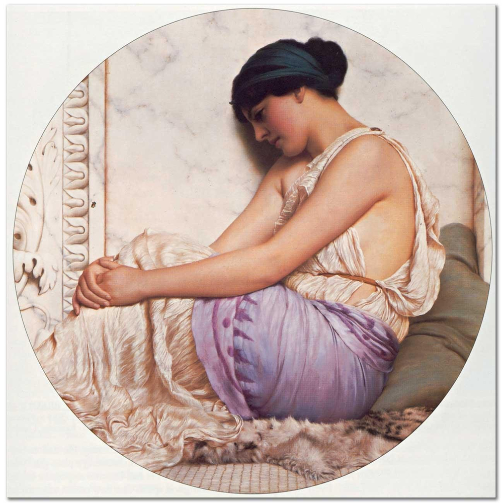 John William Godward Grek Kızı Kanvas Tablo