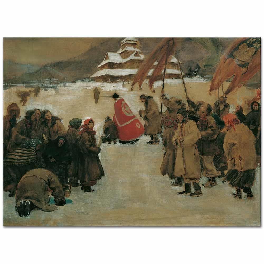 Teodor Axentowicz Jordan Festivali Kanvas Tablo