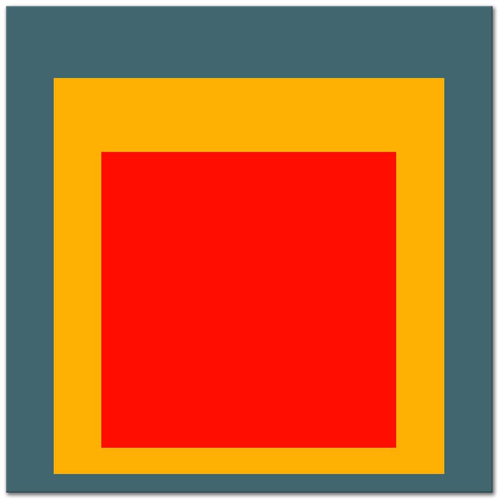 Josef Albers Davet Kanvas Tablo