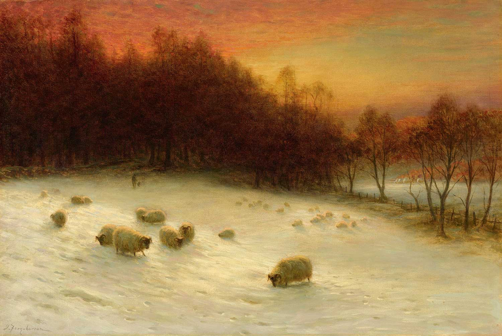 Joseph Farquharson When The West With Evening Glows Art Print