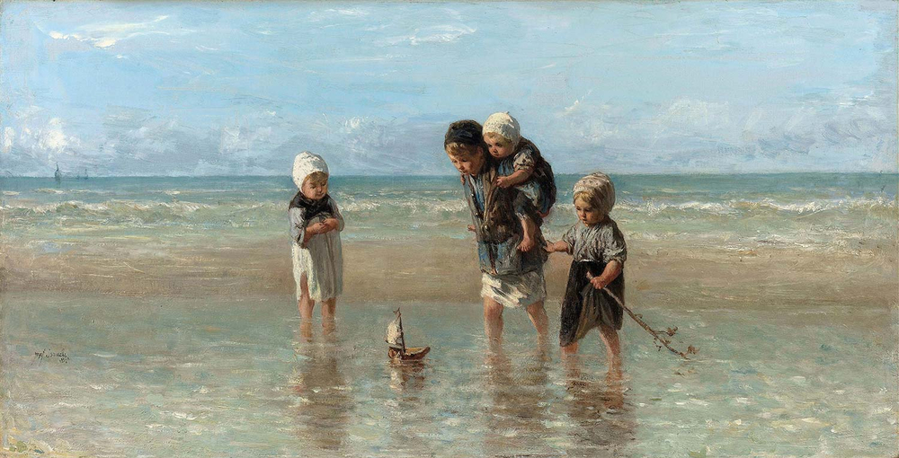 Jozef Israëls Children Of The Sea Art Print