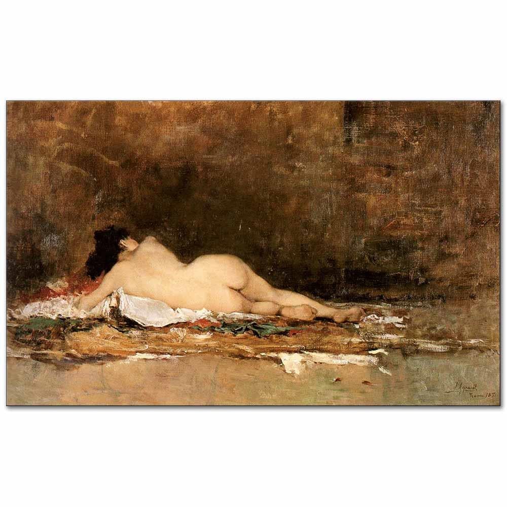 Juan Agrasot Nü Kanvas Tablo