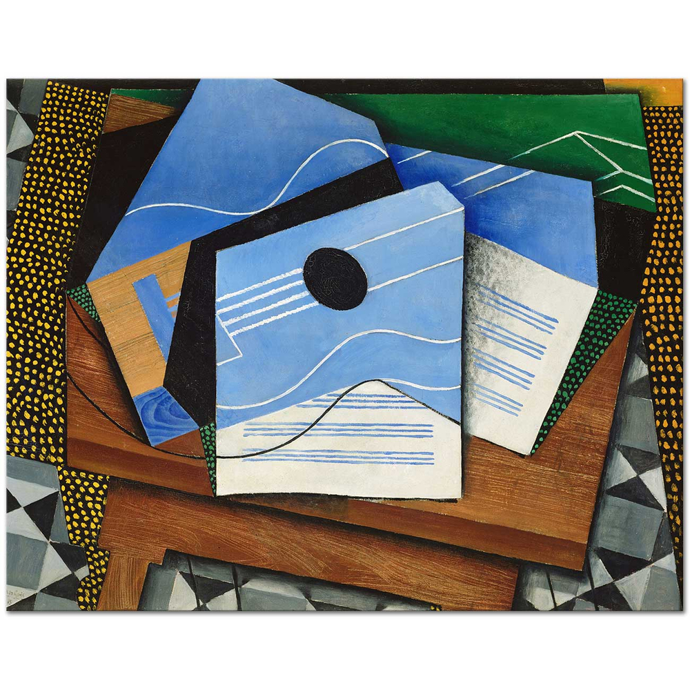 Juan Gris Guitar on a Table Art Print