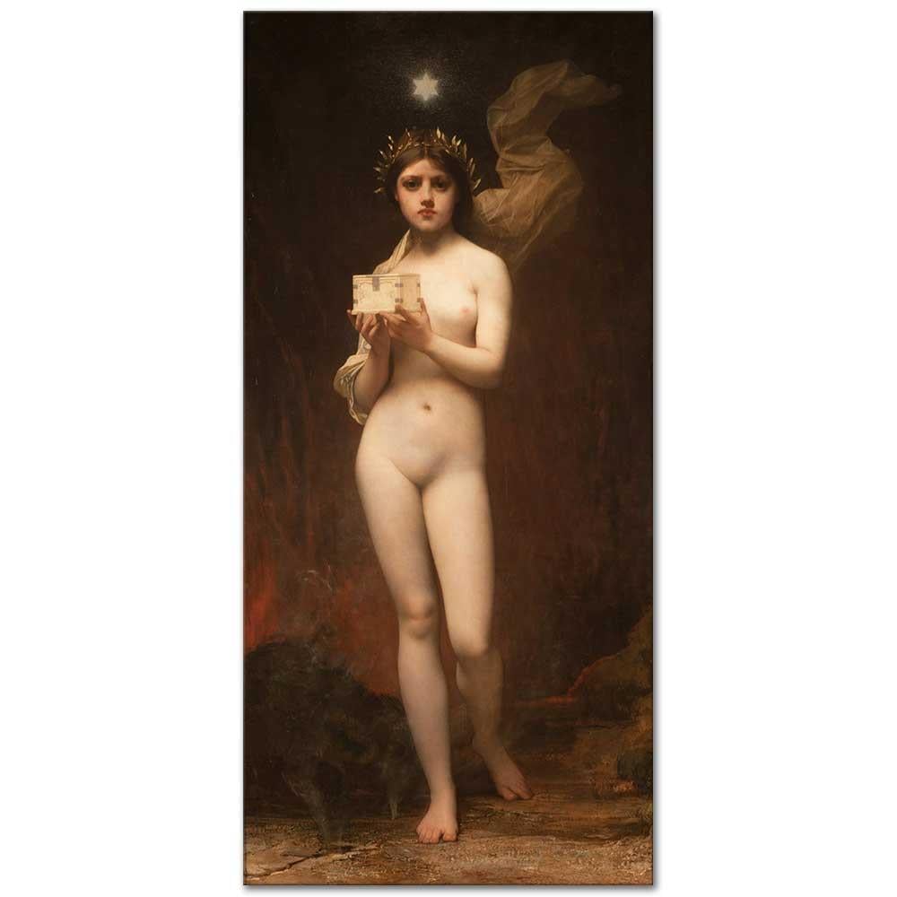 Jules Joseph Lefebvre Pandora Kanvas Tablo