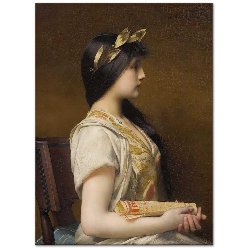 Jules Joseph Lefebvre Sappho Kanvas Tablo