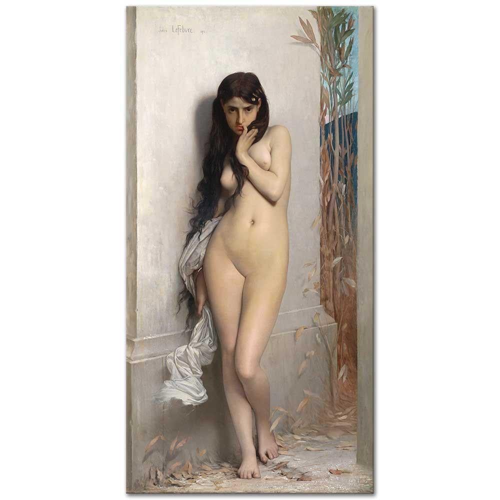 Jules Joseph Lefebvre Ağustosböceği Kanvas Tablo