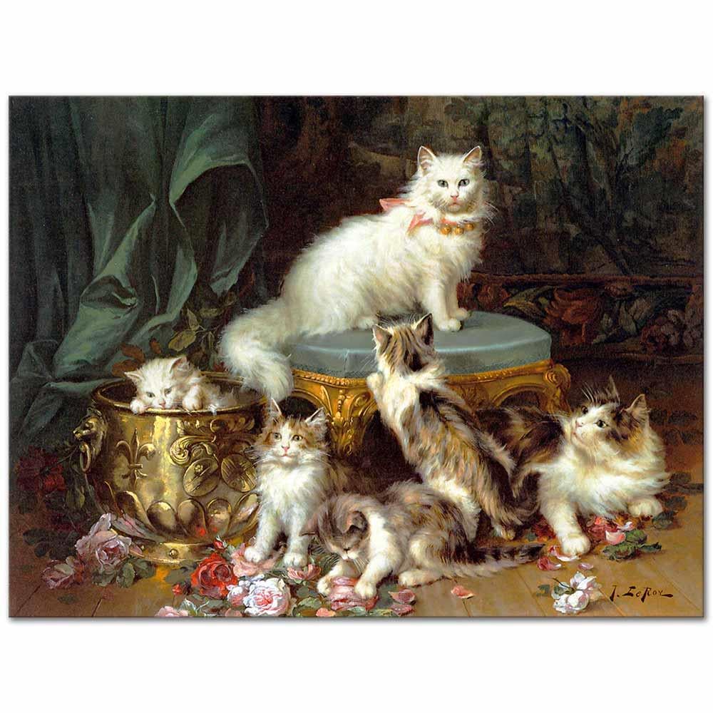 Jules Leroy Oyun Zamanı Kanvas Tablo