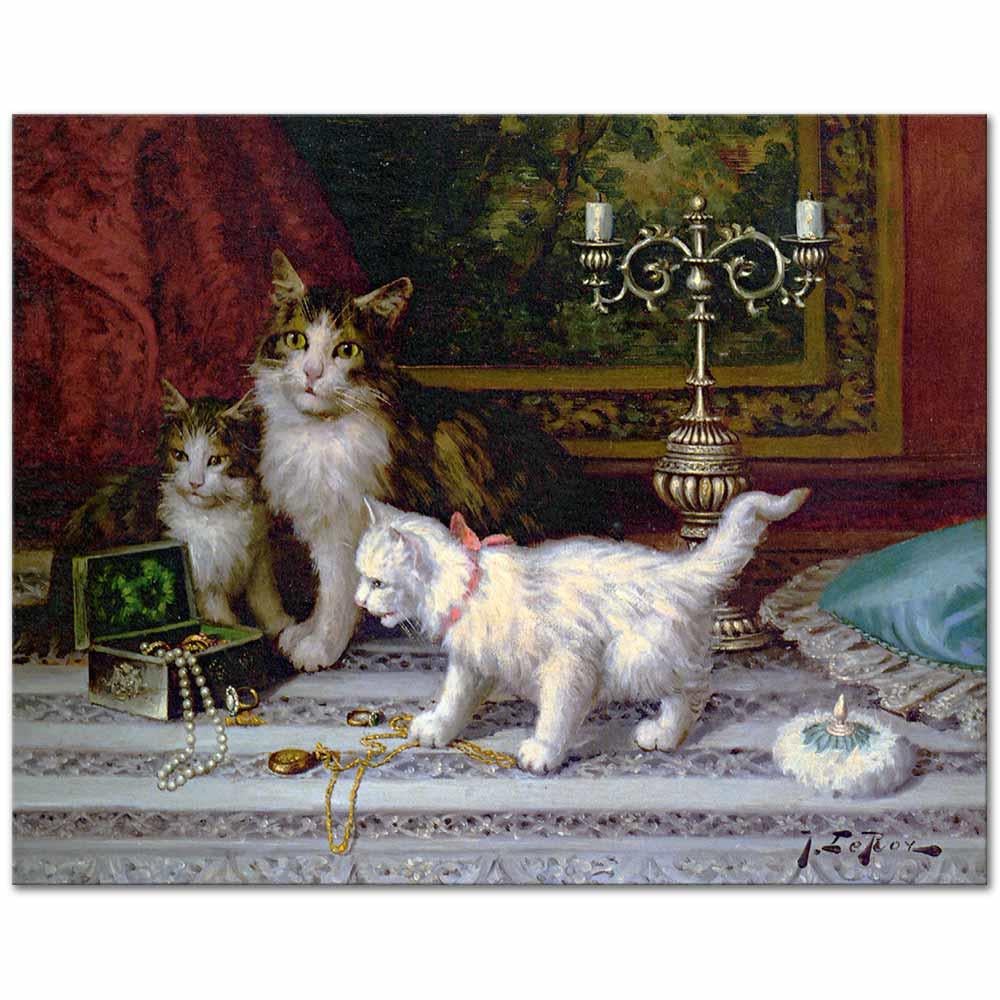 Jules Leroy Mücevher Kutusu Kanvas Tablo