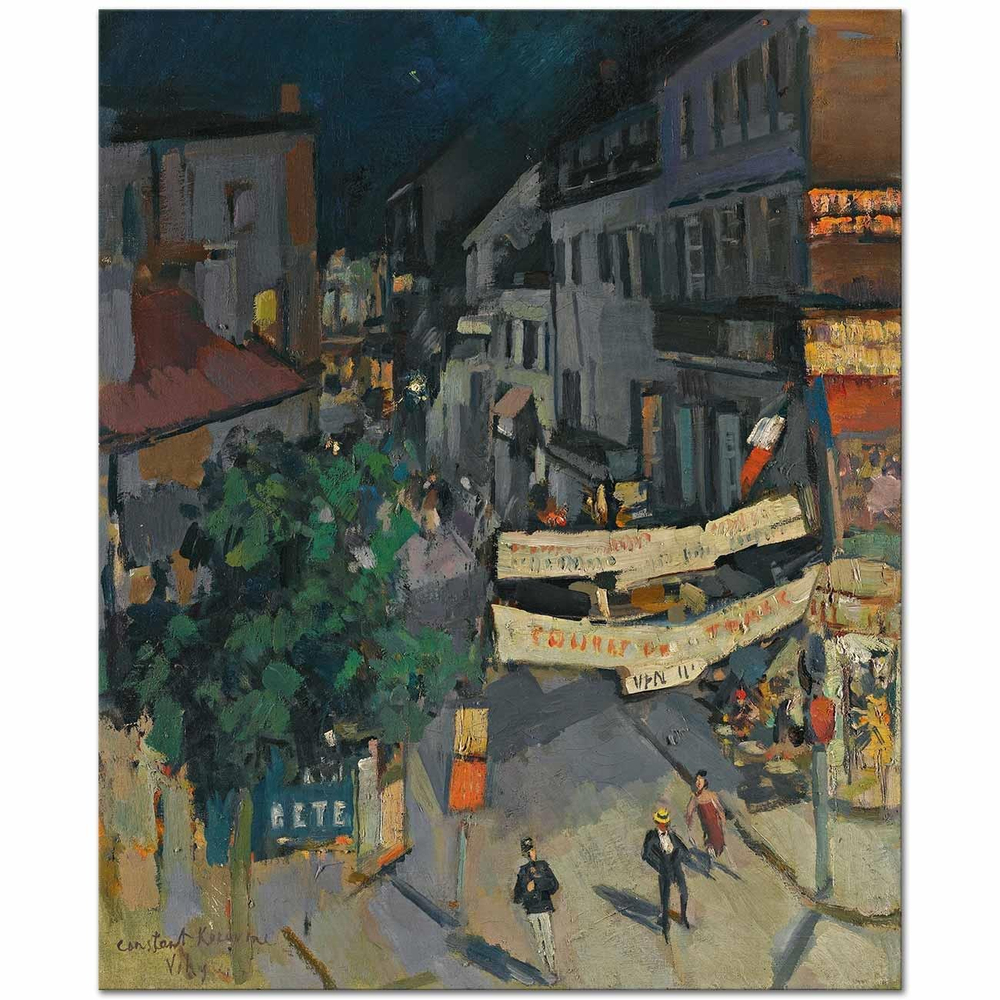 Konstantin Korovin Vichy'de Gece Kanvas Tablo