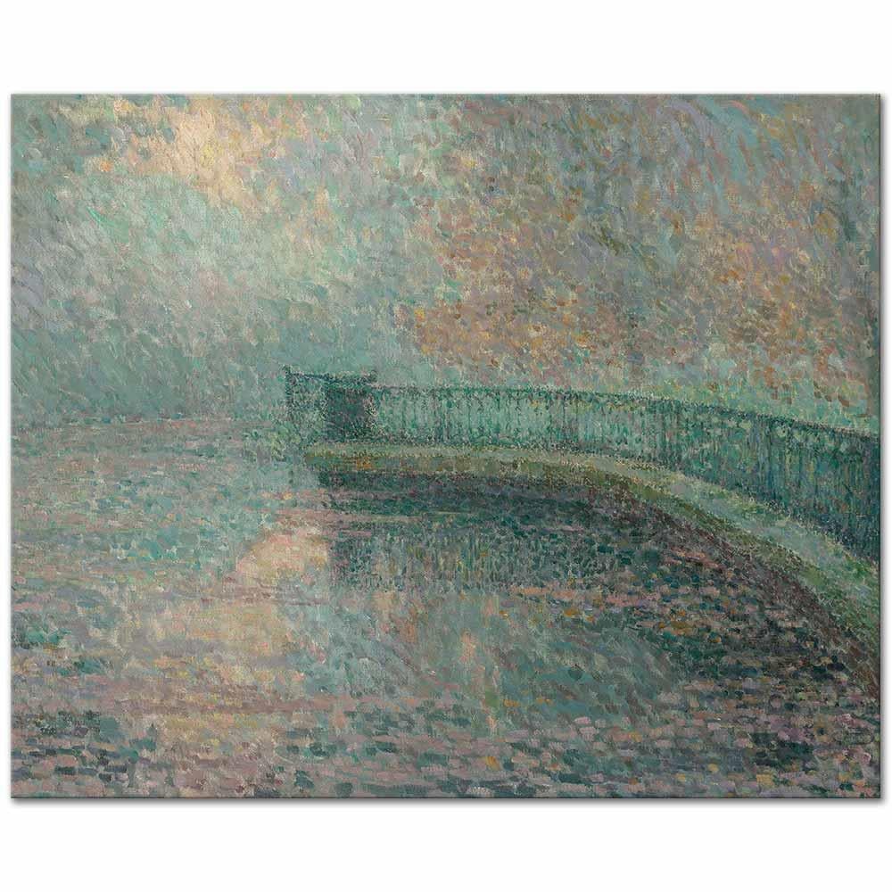 Henri Le Sidaner Korkuluklar, Londra Kanvas Tablo