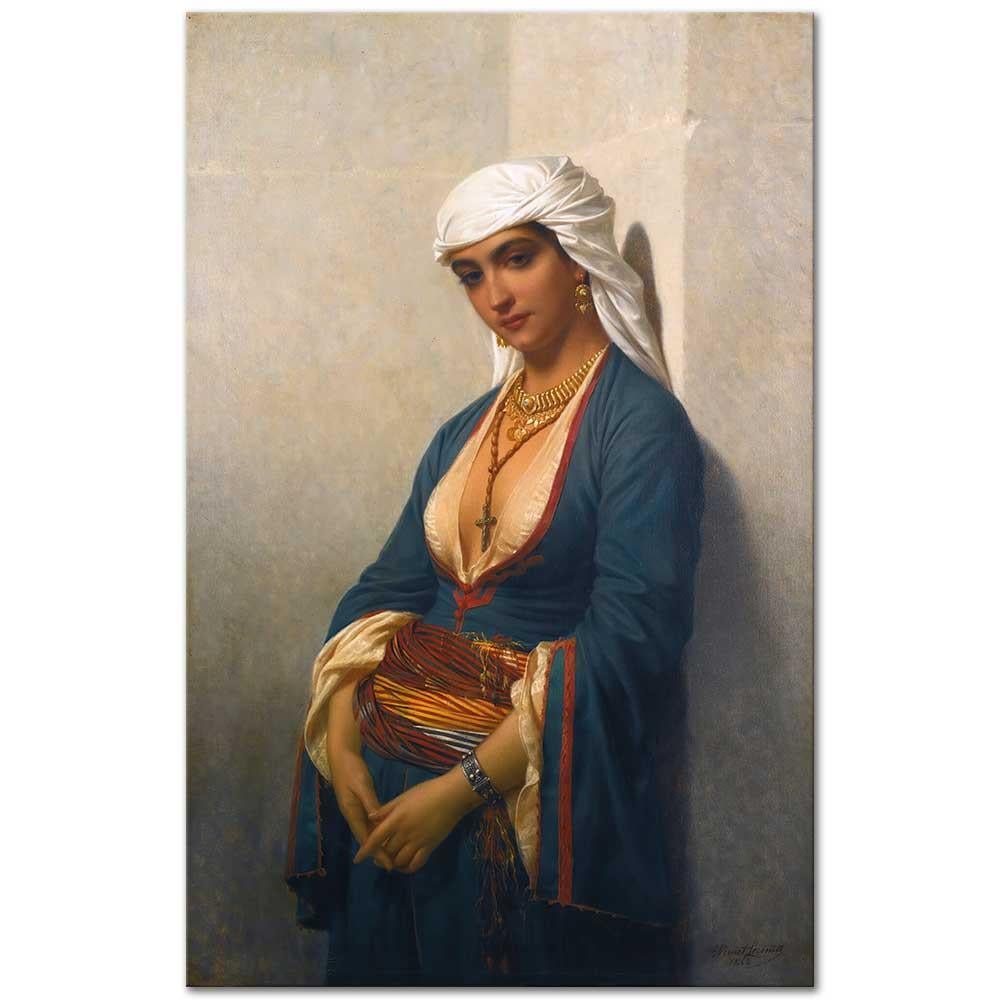 Emile Vernet Lecomte Sadık Kanvas Tablo