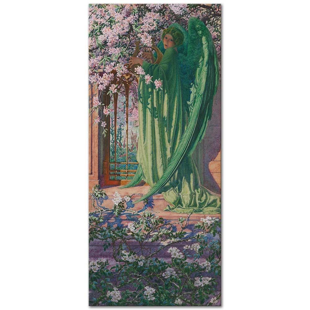 Carlos Schwabe Altın Kapı Kanvas Tablo