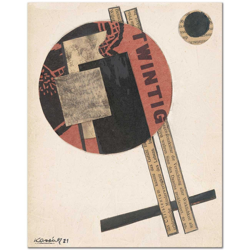 Lajos Kassak İsimsiz Kanvas Tablo