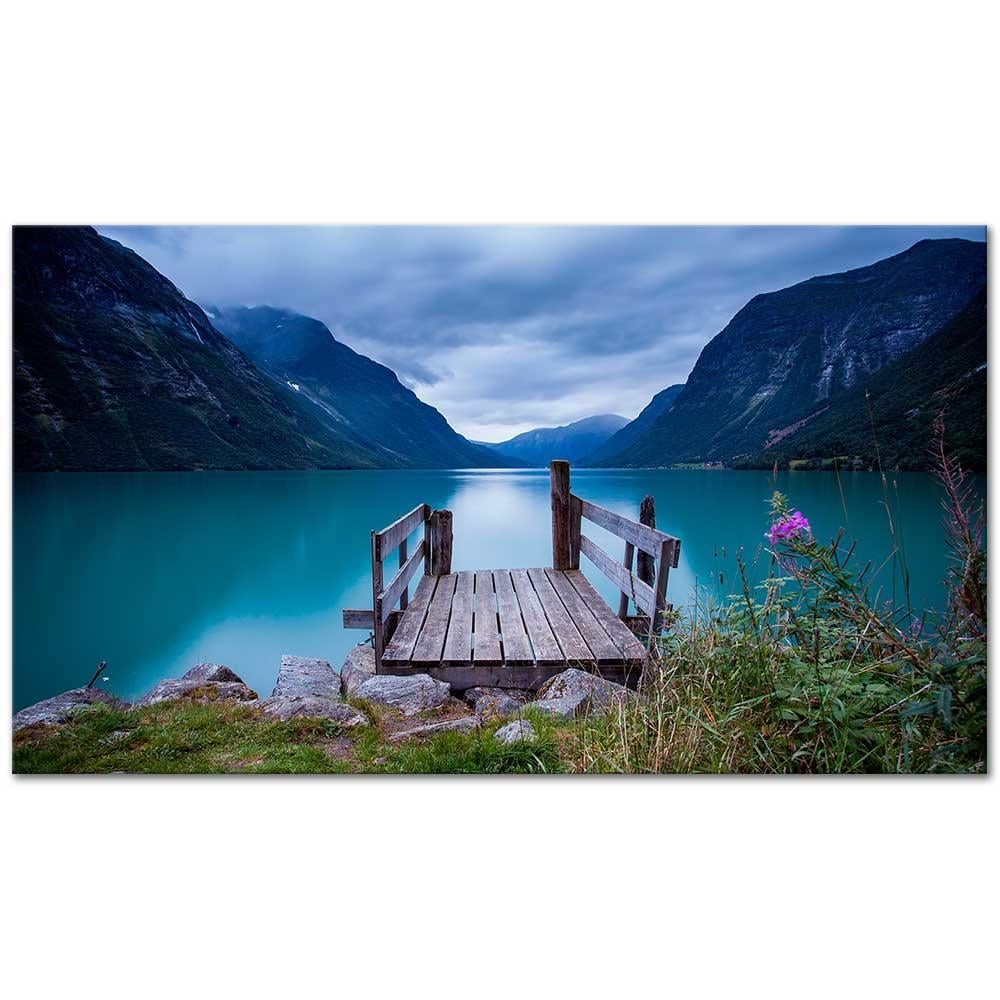 Lakeside Pier as Art Print