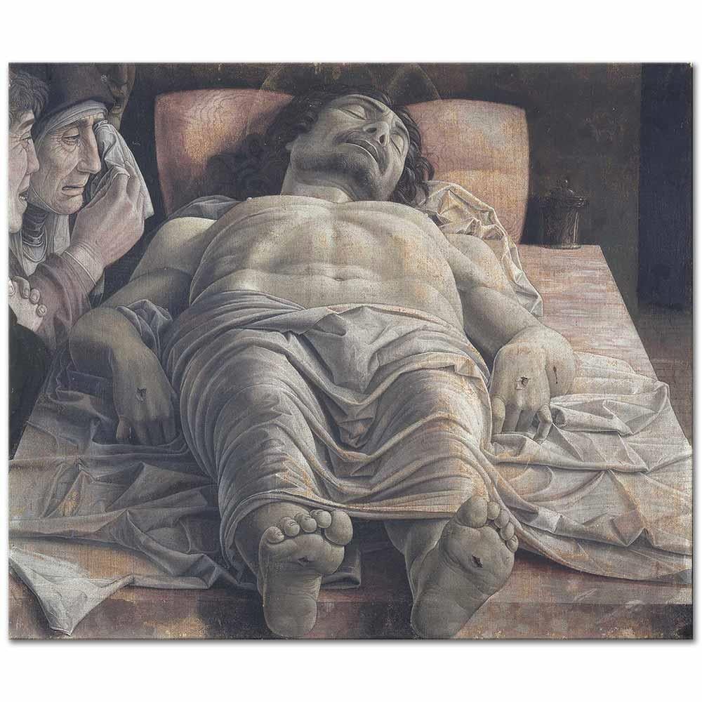 Andrea Mantegna İsa'nın Naaşı Başında Ağıt Kanvas Tablo