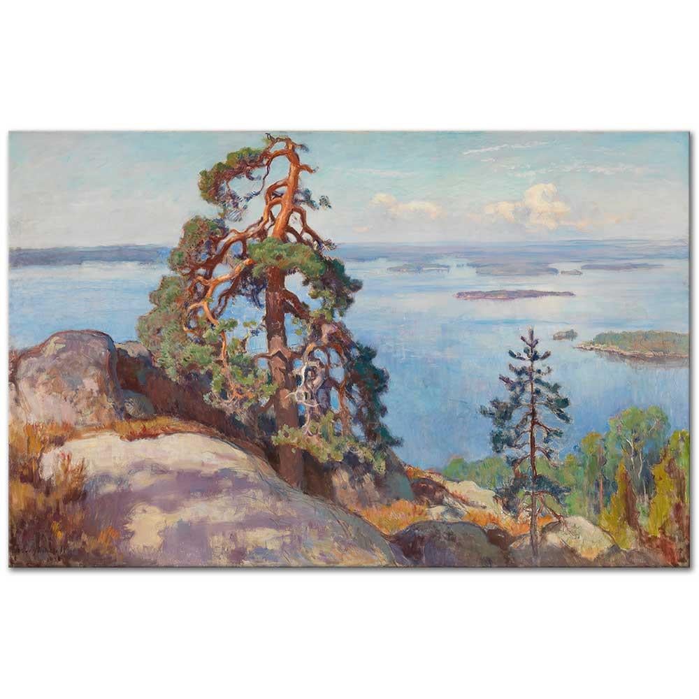 Eero Järnefelt Koli'den Manzara Kanvas Tablo