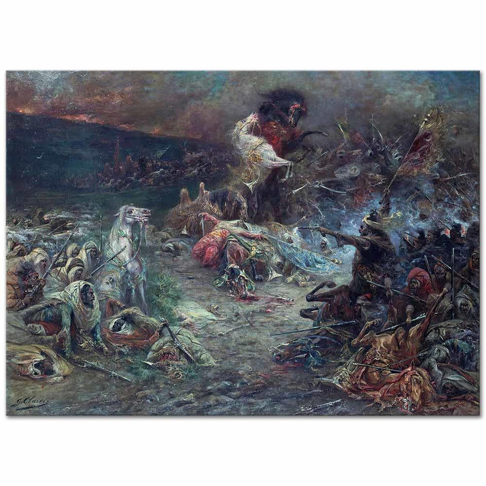 Georges Clairin Katliam Kanvas Tablo