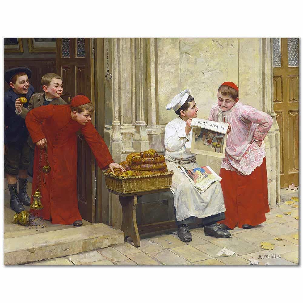 Paul Charles Chocarne Moreau Le Petit Journal Kanvas Tablo