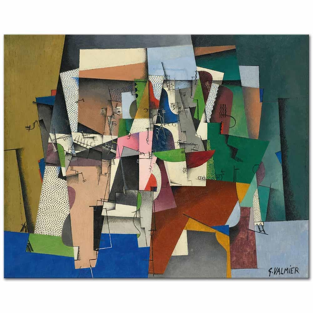 Georges Valmier Piyano Kanvas Tablo