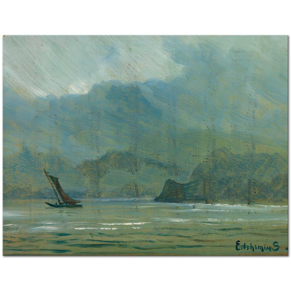 Louis Michel Eilshemius Pale Blue Landscape Art Print