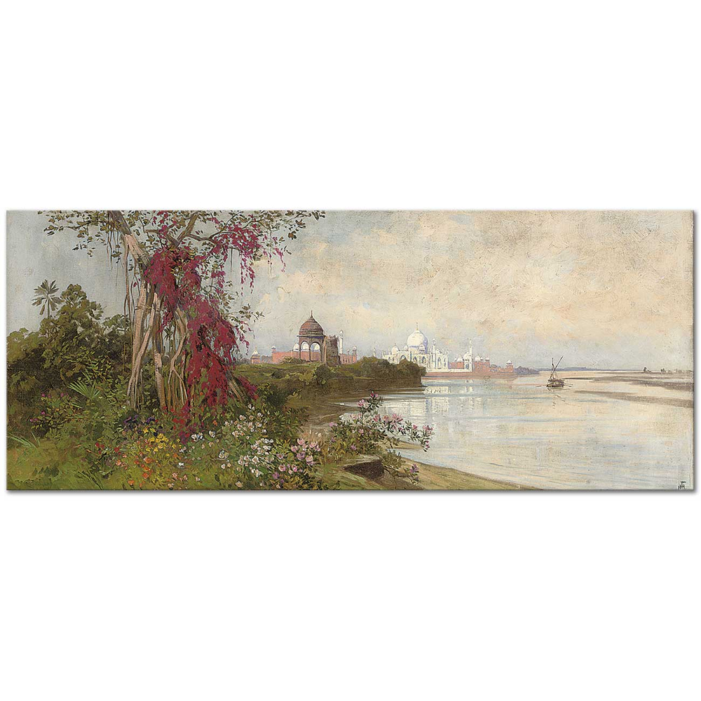 Ludwig Hans Fischer Taç Mahal Hindistan Kanvas Tablo